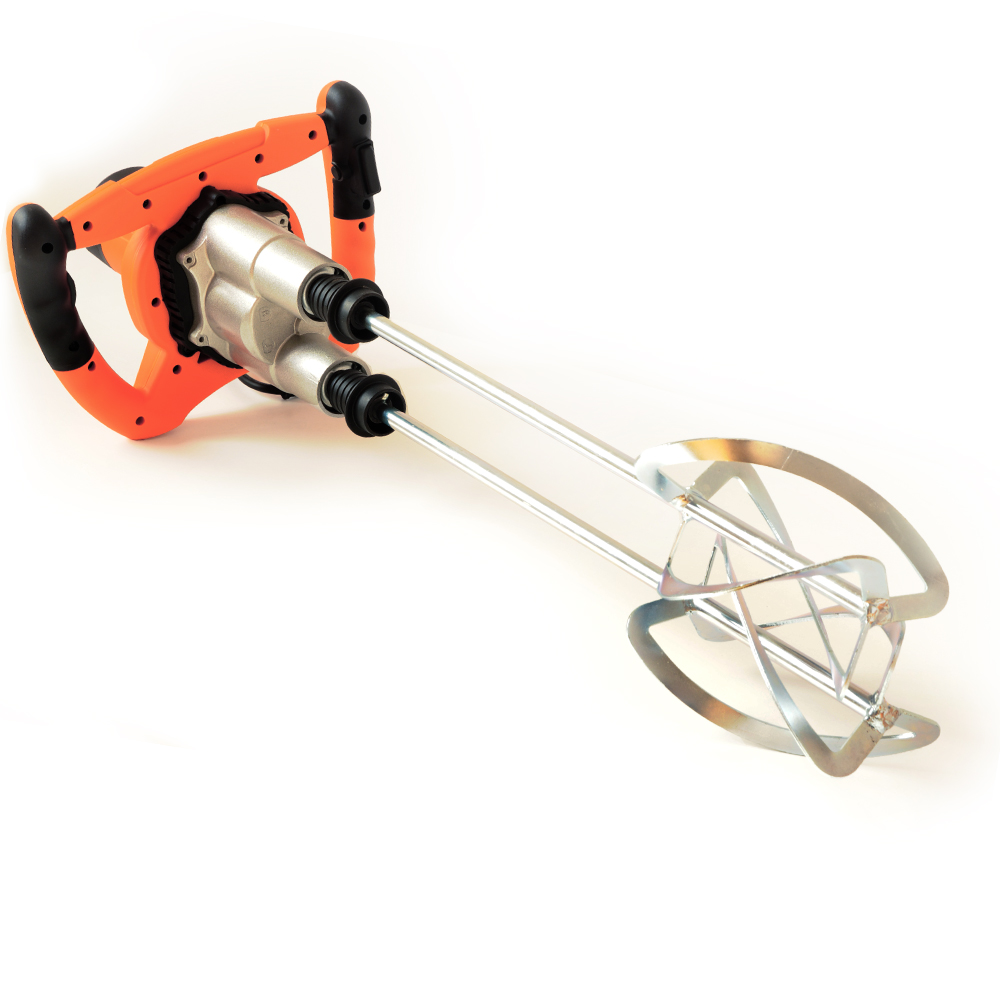 BAUTEC plaster mixer with 4 paddles 1800W / drill for cement mortar / Plastering