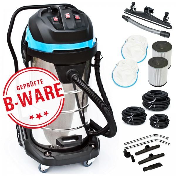 B-Ware | BAUTEC Industriesauger 100 Liter
