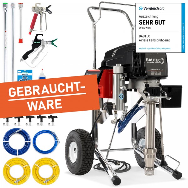 Gebrauchtware | Airless Farbsprühgerät 384 mit Kolbenpumpe | bis 6,3 l/min