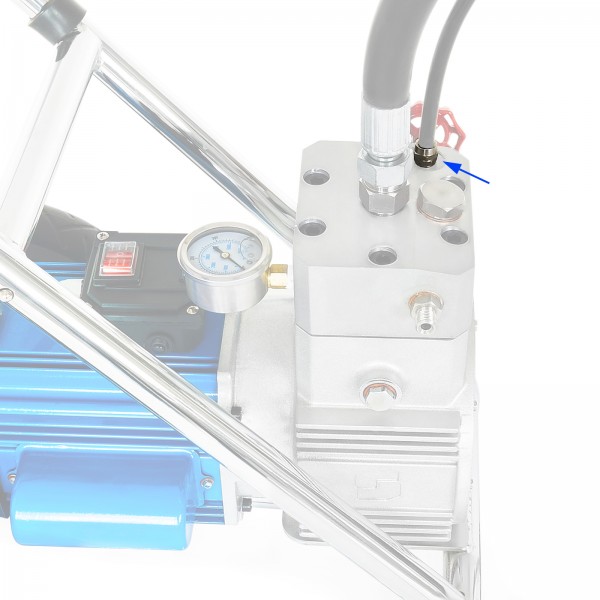 Rücklaufschlauch - Anschluss - Ersatzteil für BAUTEC Farbsprühgerät Membranpumpe