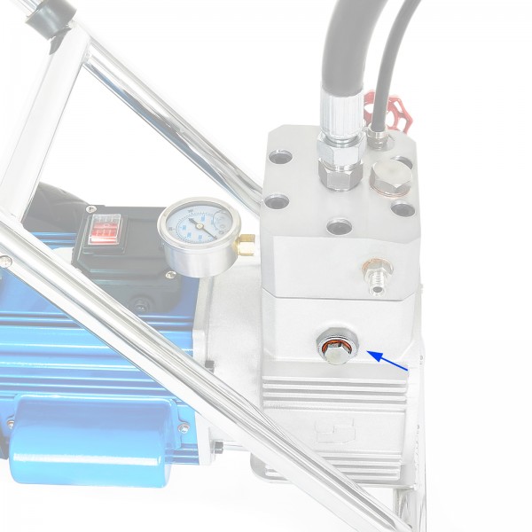 Filter am Ventilblock - Ersatzteil für Bautec Farbsprühgerät